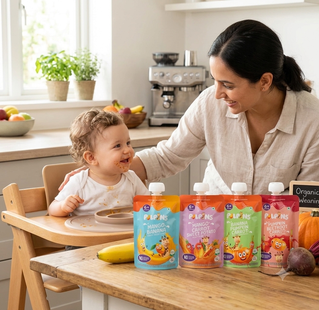 How Natural Baby Food Pouches Can Make Everyday Weaning Simpler