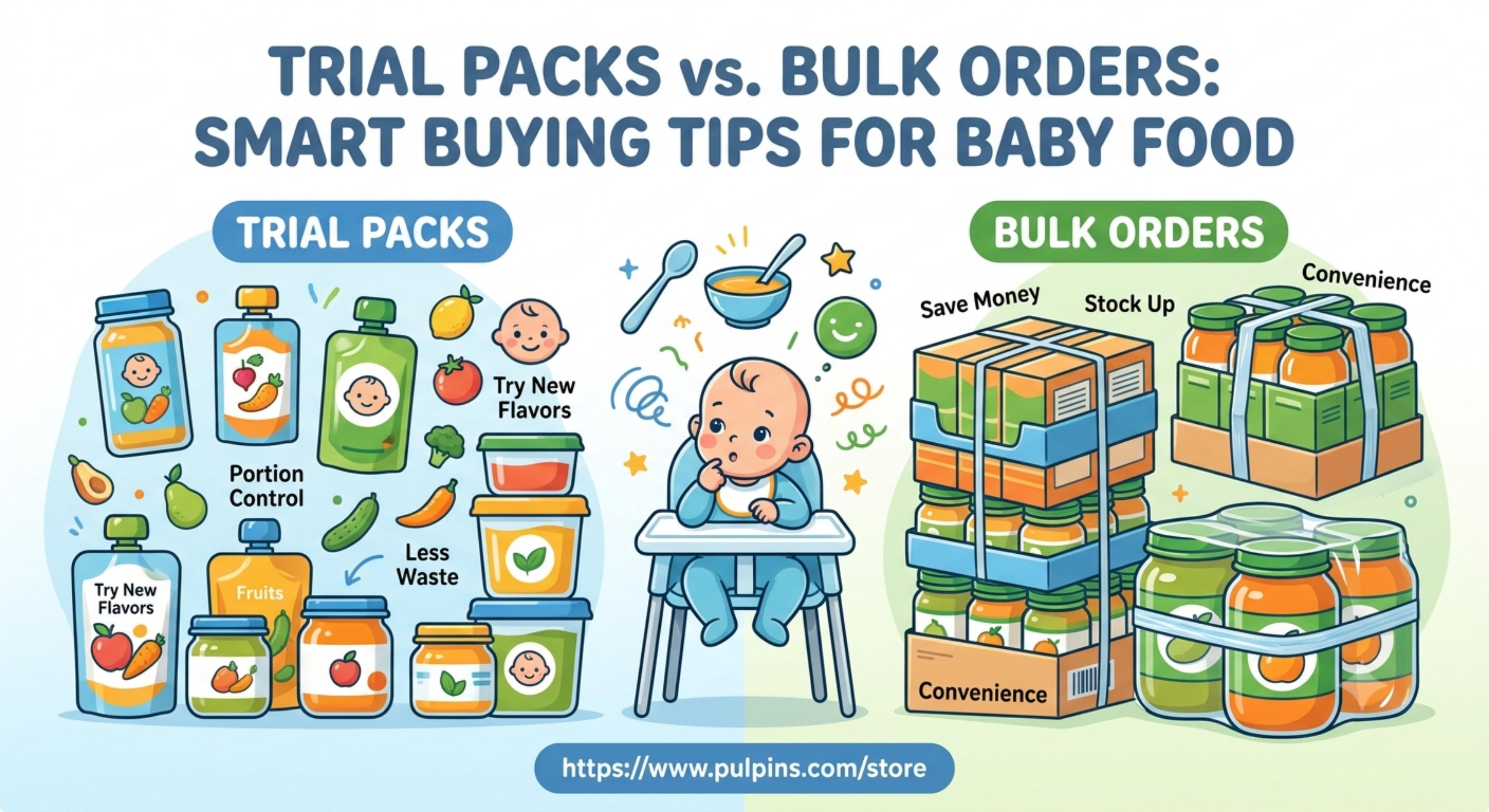 Trial Packs vs. Bulk Orders: Smart Buying Tips for Baby Food